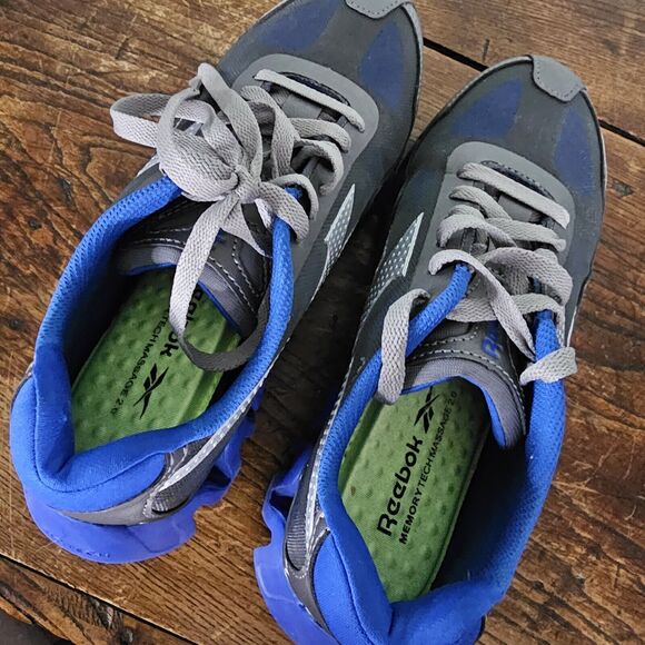 Reebok Women’s 8M Zig Pulse Composite Toe Work Shoe RB3018 Gray Blue Preowned - Picture 5 of 9